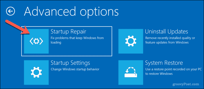 Prebieha automatická oprava v systéme Windows 10
