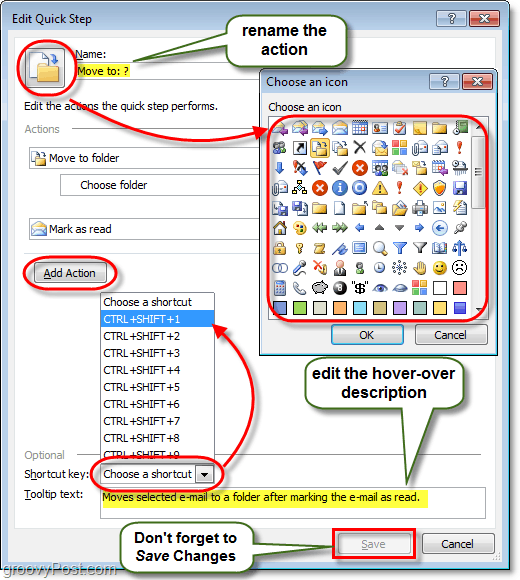 rýchlejšie kroky v programe Outlook 2010