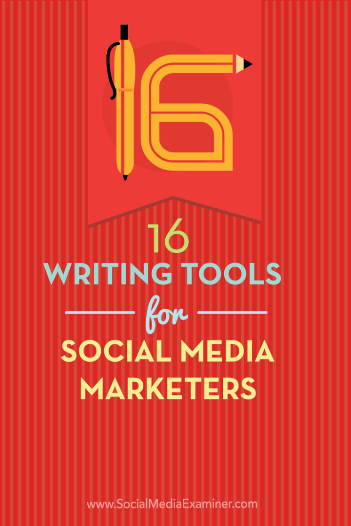 16 nástrojov na písanie pre obchodníkov v sociálnych médiách: prieskumník sociálnych médií