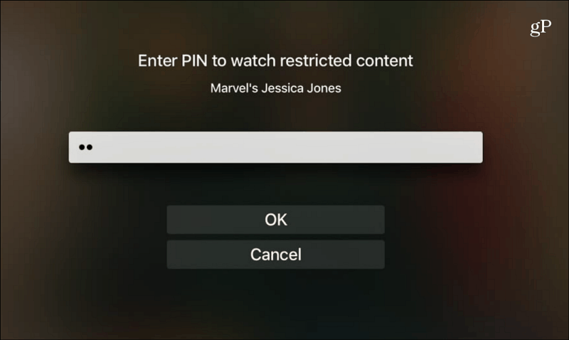 Netflix Zadajte obmedzený obsah sledovania PIN