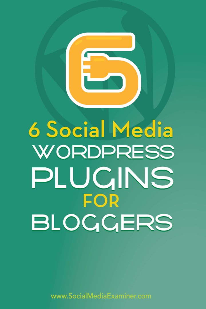 6 doplnkov WordPress pre sociálne médiá pre blogerov: prieskumník sociálnych médií
