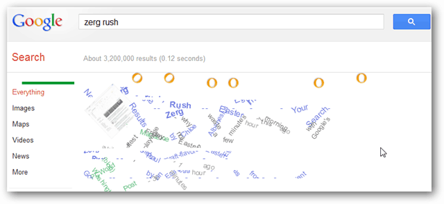 Zahrajte si Starcraft vo vyhľadávaní Google pomocou veľkonočného vajíčka Zerg Rush