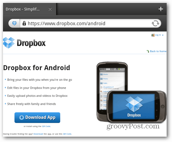 Dropbox pre Android