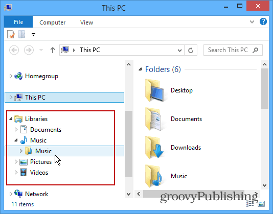 Windows 8.1 Tip: Prineste späť knižnice v Prieskumníkovi súborov