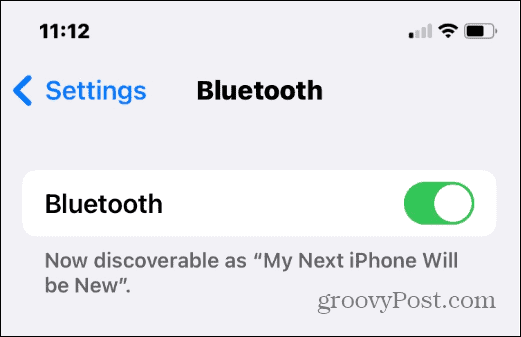 zmeniť názov bluetooth na iPhone
