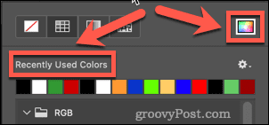 Použitie nástroja na výber farieb vo Photoshope
