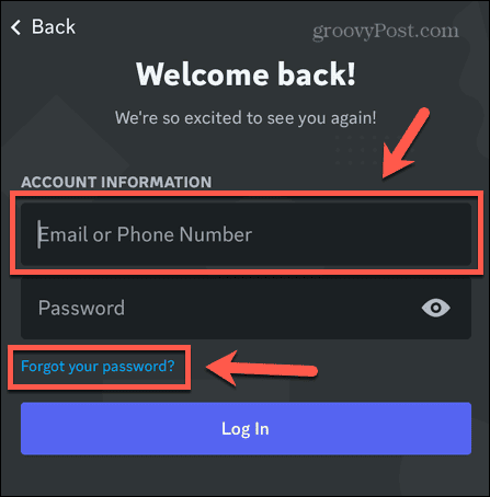 nezhoda zabudnuté heslo