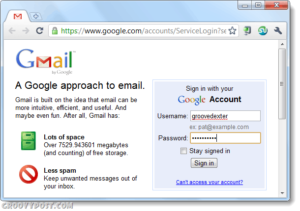 prihlásiť sa do Gmailu dvakrát pomocou prehliadača Chrome