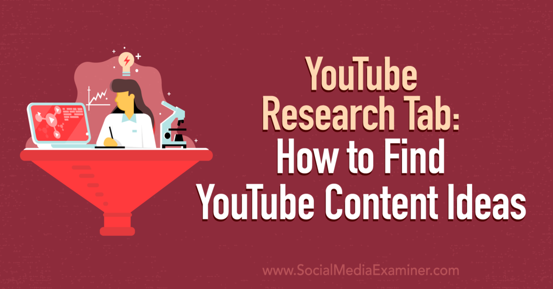 Karta YouTube Research: Ako nájsť nápady na obsah YouTube podľa prieskumníka sociálnych médií