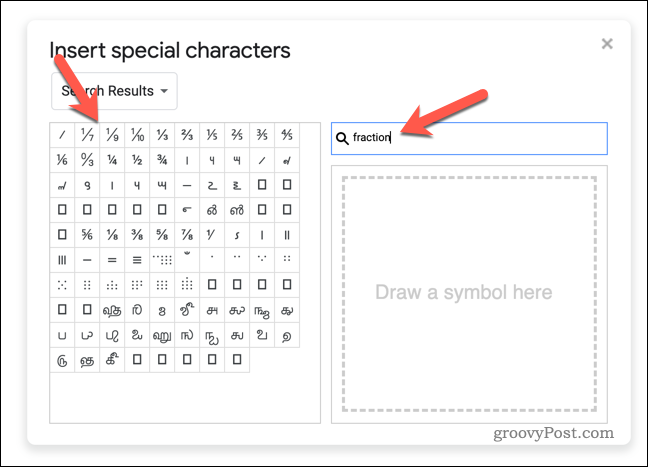 Vkladanie špeciálnych znakov do Dokumentov Google
