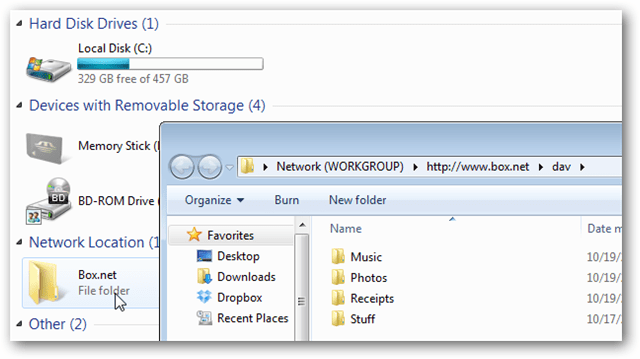 Box.net: Zmapujte svoj účet s kapacitou 50 GB zadarmo ako sieťový priečinok v systéme Windows