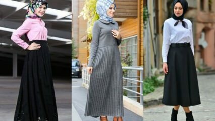 Ako vyrobiť kombináciu sukne hidžáb?