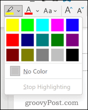 zvýraznenie farieb v powerpointe