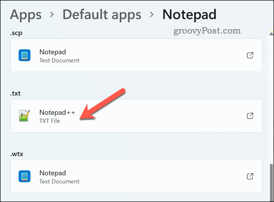 Nastavte prípony súborov Notepad++