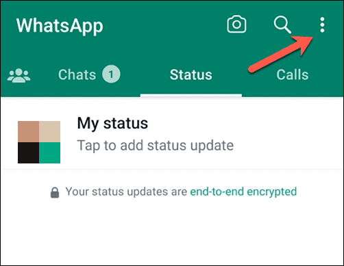 Otvorte ponuku Whatsapp