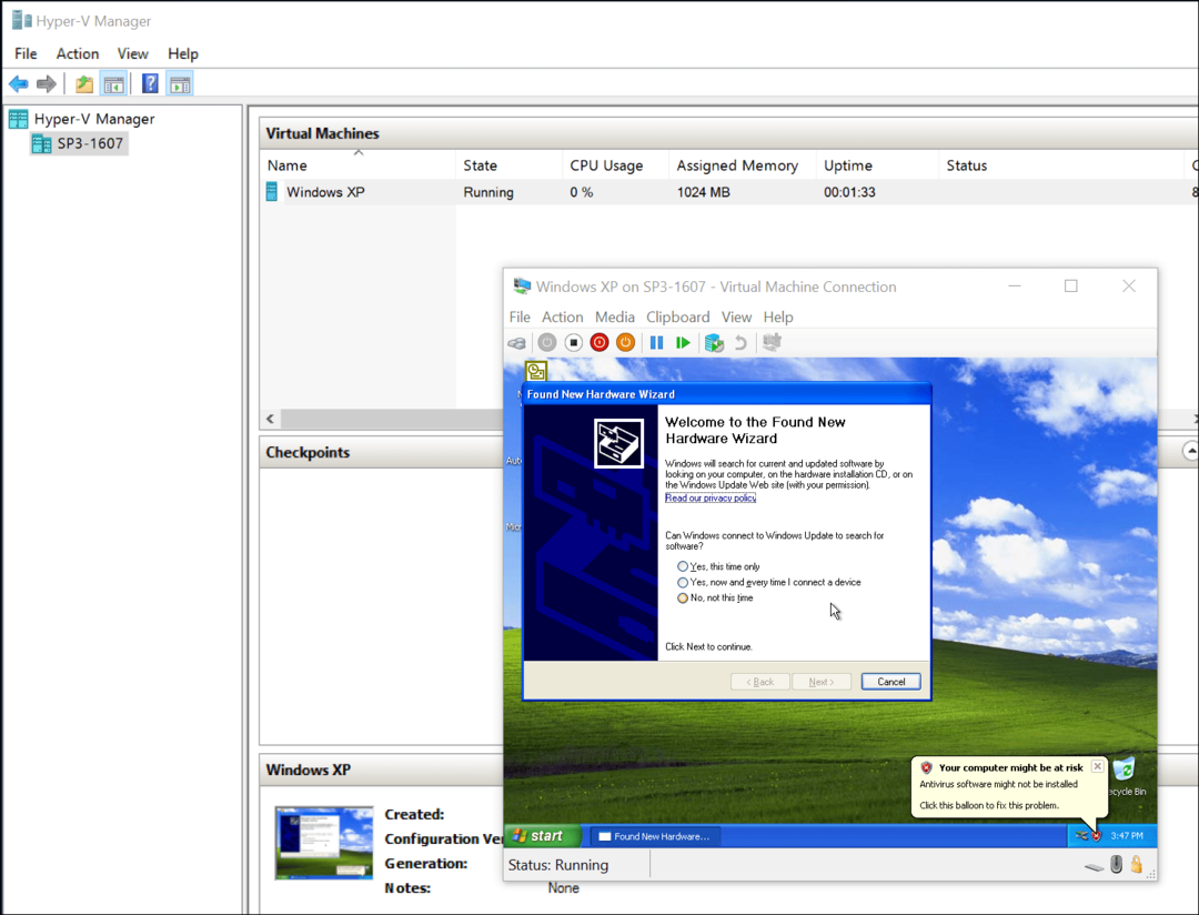 Ako migrovať virtuálne počítače VirtualBox do systému Windows 10 Hyper-V