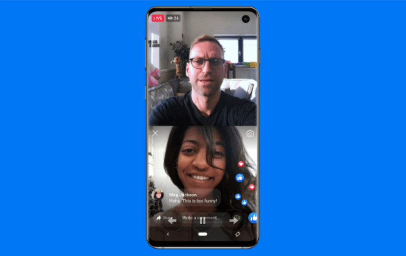 Facebook prináša späť program Live With, ktorý umožňuje správcom stránok alebo majiteľom profilov vybrať si hosťa, ktorý s nimi bude žiť počas mobilného vysielania.