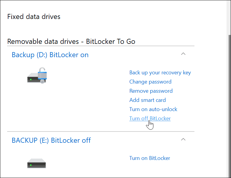 použite nástroj BitLocker to Go v systéme Windows 11