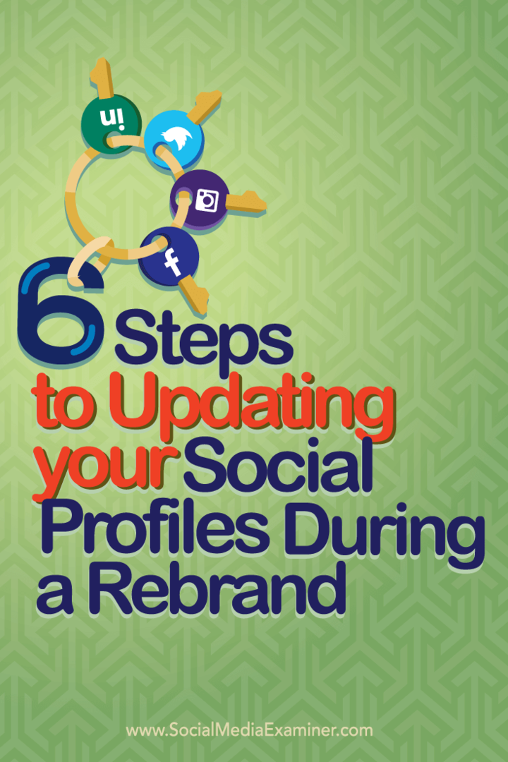 6 krokov k aktualizácii profilov sociálnych médií počas rebrandingu: prieskumník sociálnych médií