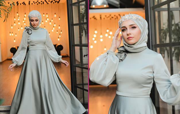 Najštýlovejšie večerné šaty na noc henny! Hidžáb večerné šaty 2020