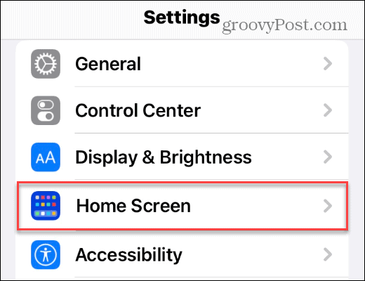 Odstráňte tlačidlo Hľadať na domovskej obrazovke iPhone