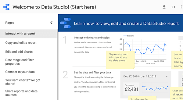 Ako začať v Google Data Studio, tip 1