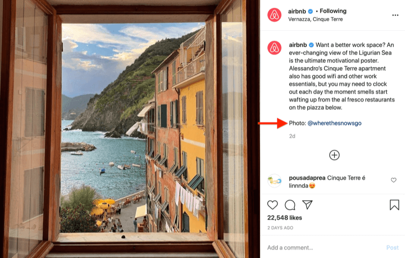 repost image image by @airbnb with image credit to @wherethesnowsgo, as required in the image above