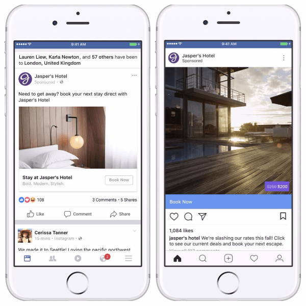 Facebook pridáva do dynamických reklám na cestovanie sociálny kontext a prekrytia.