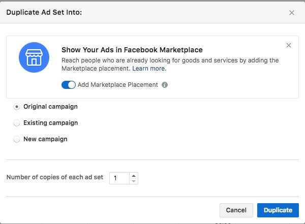 Zdá sa, že Facebook zaviedol nové umiestnenie reklamy na Marketplace, do svojej sekcie nákupu a predaja zameranej na miestne ponuky.