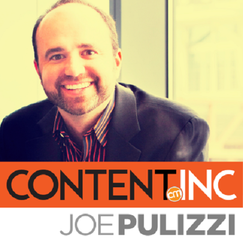 Pre spoločnosť Content Inc. Joe Pulizzi používa upravený obsah pre svoje podcasty a pripravovanú knihu.