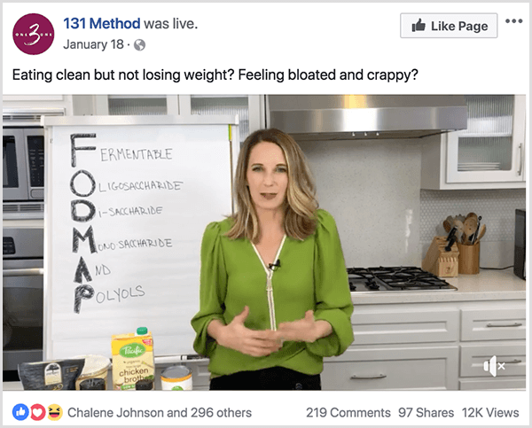 Na facebookovej stránke Metóda 131 sa zverejňuje video o čistom stravovaní.