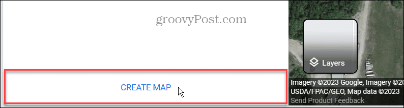 možnosť vytvorenia mapy google maps