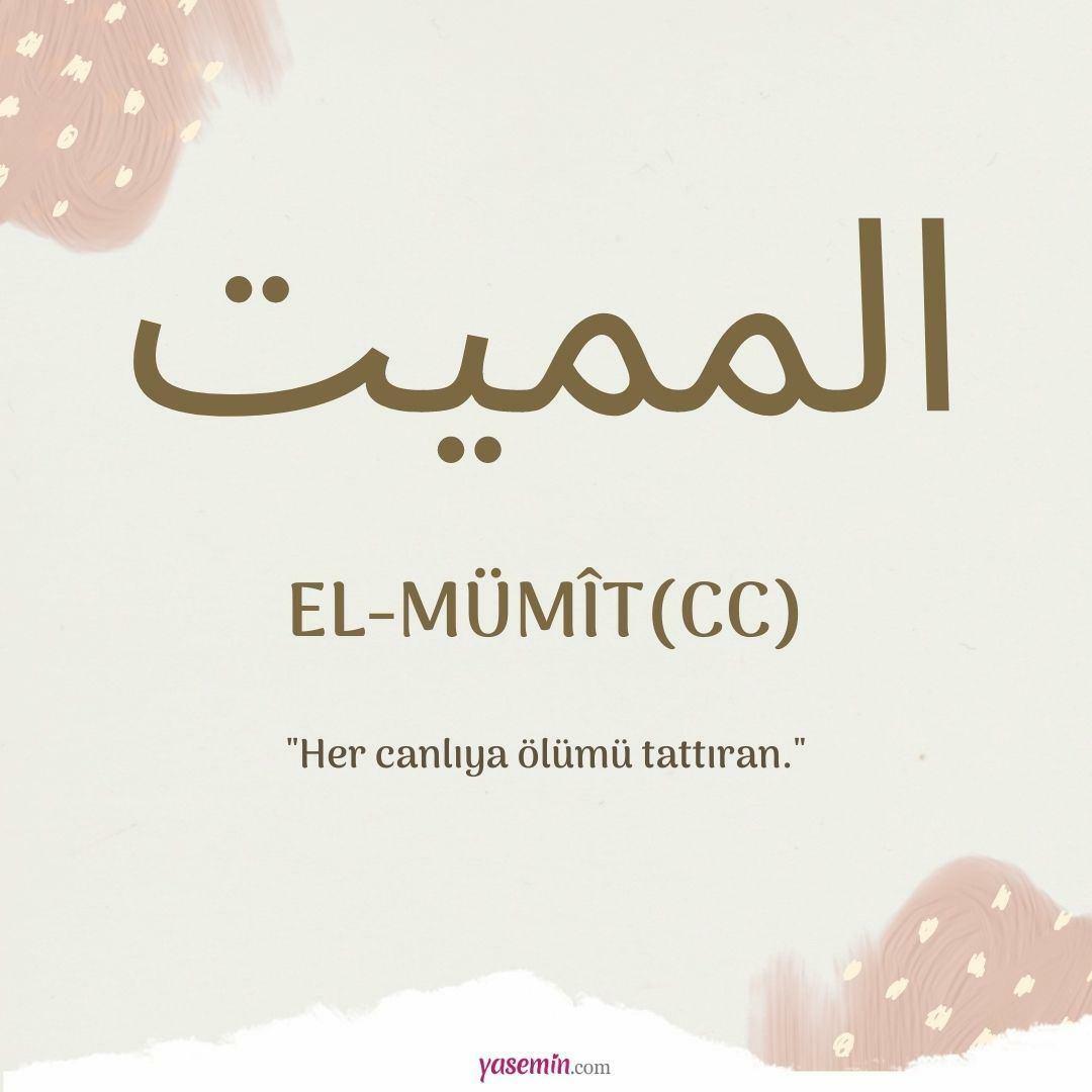 Čo znamená al-Múmit (c.c)?