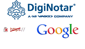 Osvedčenie spoločnosti Google o podvodnom zabezpečení protokolu DigiNotar