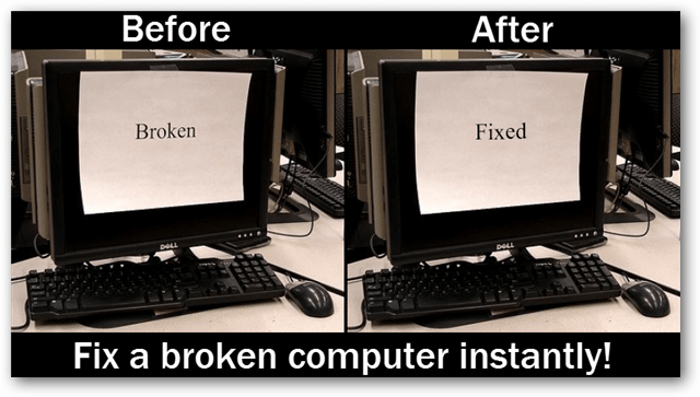 Vyriešte každý počítačový problém pomocou tohto jednoduchého triku!