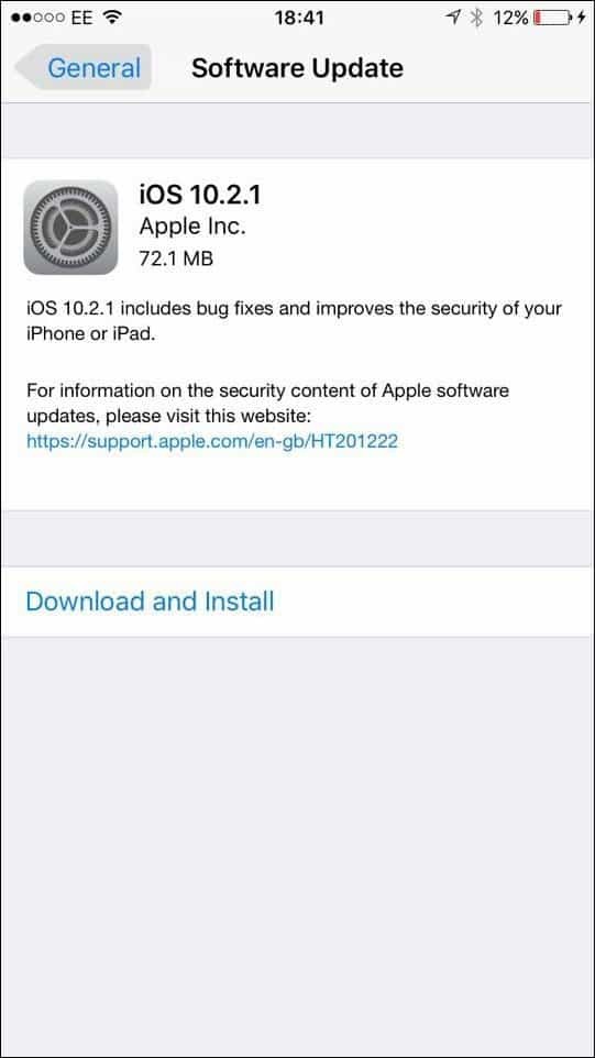 Apple iOS 10.2.1 - Mali by ste upgradovať a čo obsahuje?