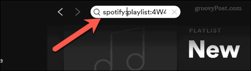 Spotify vyhľadávanie podľa URI zoznamu skladieb
