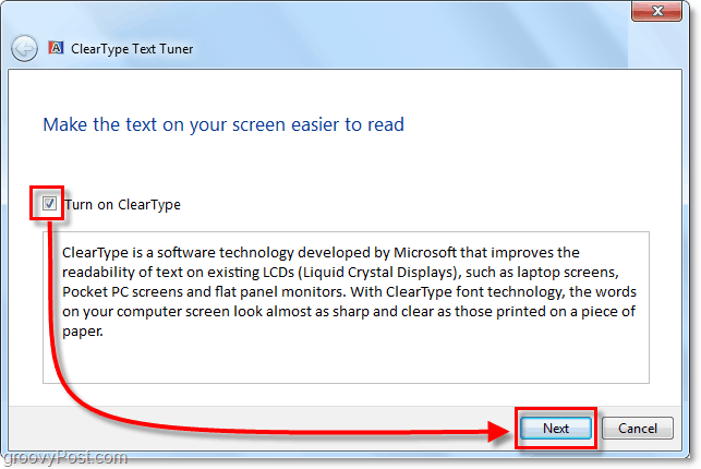 Ako čítať text v systéme Windows 7 jednoduchšie s