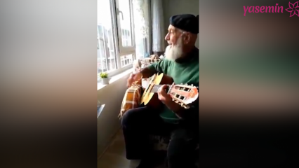 Dedko si s gitarou hrá a hovorí „Ah leží svet“!
