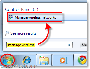 spravovať bezdrôtové siete v systéme Windows 7