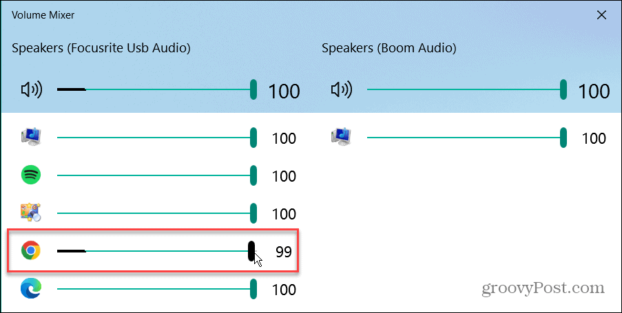 Zvuk Chrome nefunguje