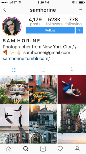 Ak chcete kontaktovať influencera Instagramu o prevzatí príbehu, vyhľadajte kontaktné informácie v jeho profile na Instagrame.