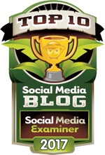 prieskumník sociálnych médií top 10 odznak blogu sociálnych médií 2017