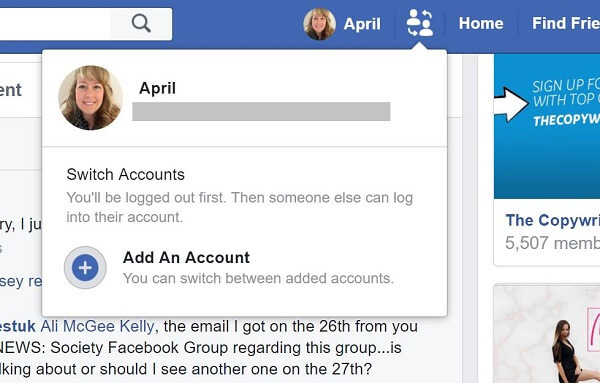 Zdá sa, že Facebook testuje tlačidlo, ktoré používateľom umožňuje rýchle prepínanie medzi účtami.