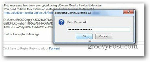šifrované komunikačné heslo dešifrovať