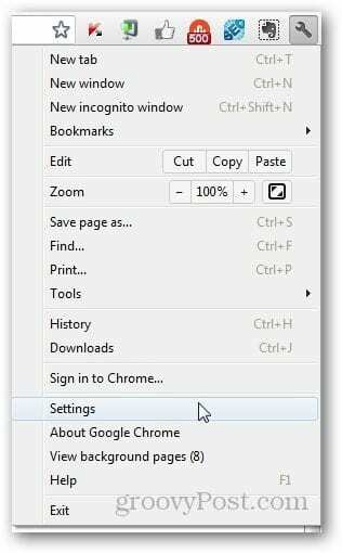 Predvolený webový prehliadač Chrome 1
