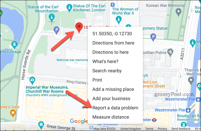 Nahláste problém so službou Mapy Google