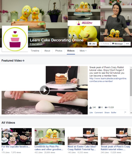 Naučte sa zdobiť tortu online facebook videá
