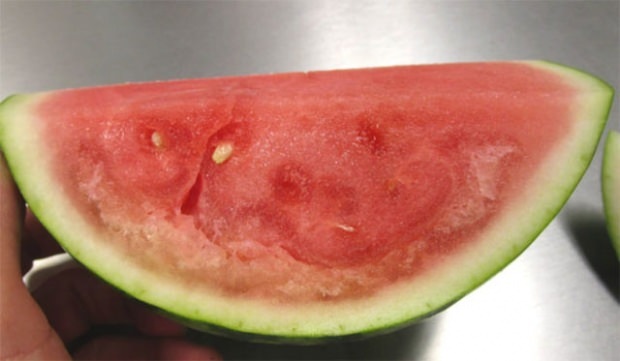 Dajte si pozor na popraskaný melón!