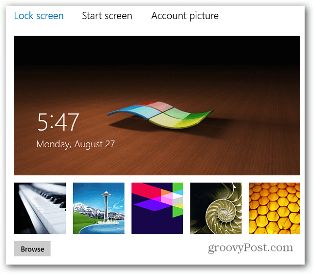 Ako prispôsobiť uzamykaciu obrazovku systému Windows 8